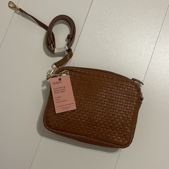 Italian Leather Handwoven Crossbody - Picture 5 of 5